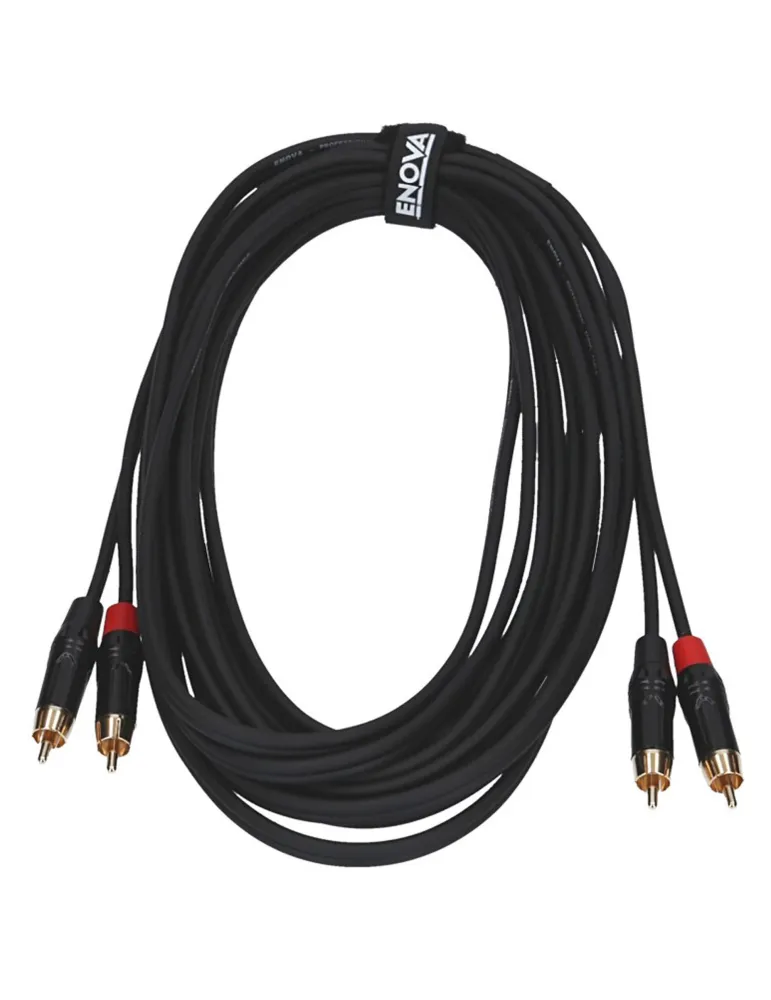  ENOVA CABLE PATCH 2X RCA - 2X RCA 3M|MusicGoodDeal 