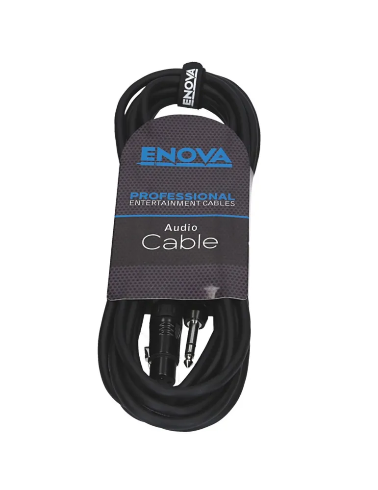  ENOVA MICROPHONE CABLE XLR F - JACK ST 3M|MusicGoodDeal 