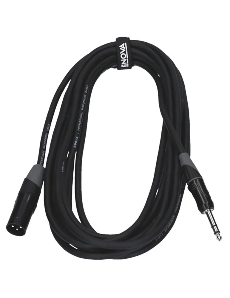  ENOVA CABLE MICRO XLR M - JACK ST 3M|MusicGoodDeal 