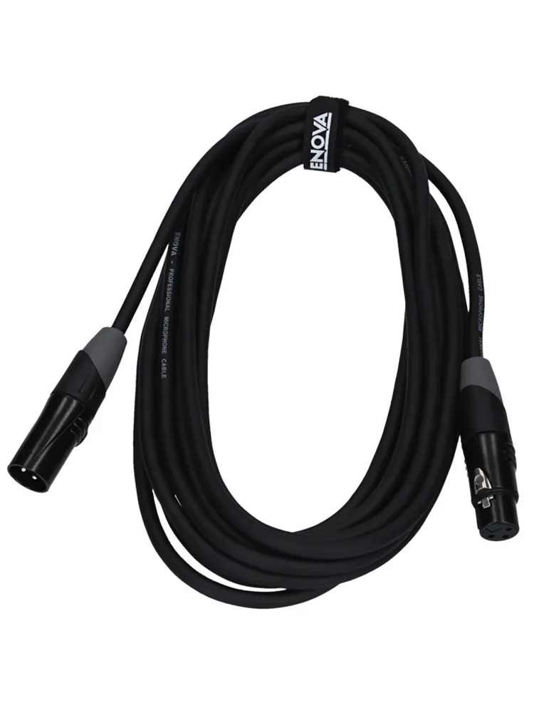  ENOVA MICRO XLR CABLE 3M BLACK|MusicGoodDeal 
