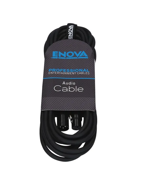  ENOVA MICRO XLR CABLE 3M BLACK|MusicGoodDeal 