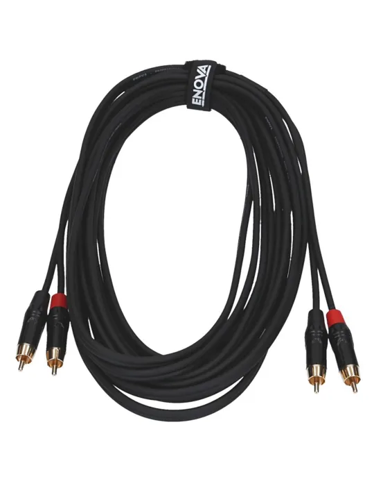  ENOVA CABLE PATCH 2X RCA - 2X RCA 1M|MusicGoodDeal 