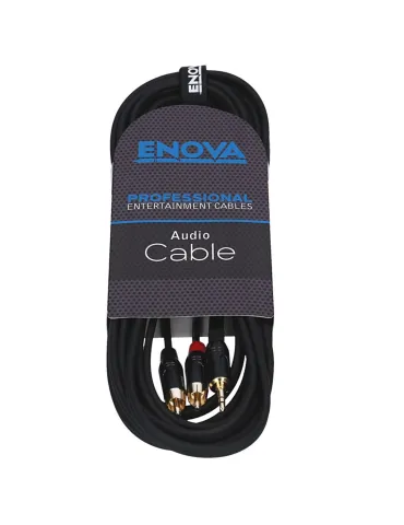  ENOVA PATCH CABLE JACK 3.5 - 2X RCA 1M|MusicGoodDeal  2