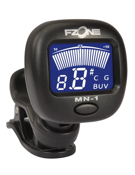  FZONE MN1 CLIP MINI-SINTONIZADOR MN-1 NEGRO|MusicGoodDeal 
