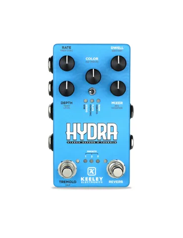  KEELEY KHYDRA HYA REVERB TREMOLO PEDAL|MusicGoodDeal 