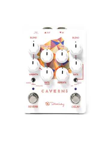  KEELEY KCAV2 CAVERNS DELAY / REVERB V2 PEDAL|MusicGoodDeal 