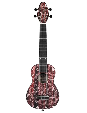 KEIKI PACK UKULELE SOPRANO ROUGE