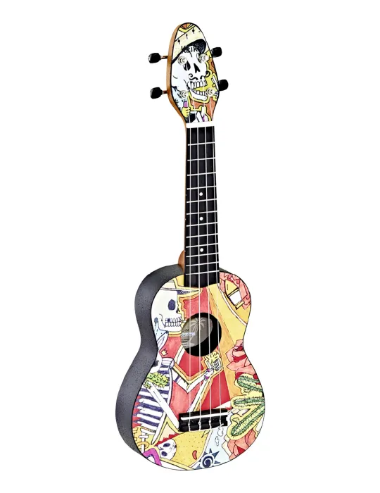  KEIKI K2-EM PACK UKULELE SOPRANO EL MUERTO|MusicGoodDeal 