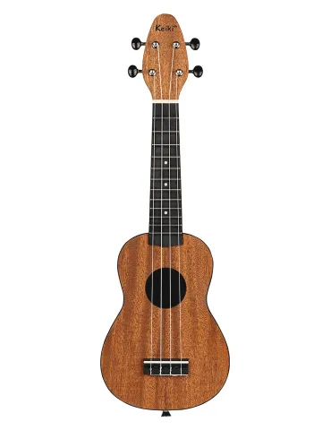 KEIKI PACK UKULELE SOPRANO ACAJOU
