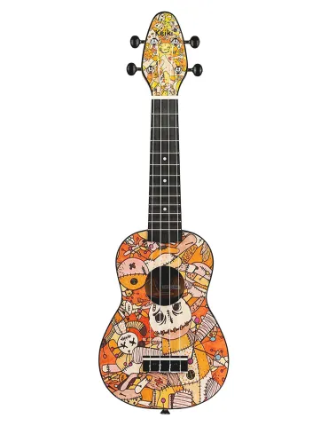 KEIKI PACK UKULELE SOPRANO VOODOO PUPPET