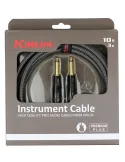  KIRLIN GUITAR CABLE 3M JACK JACK GREY|MusicGoodDeal 
