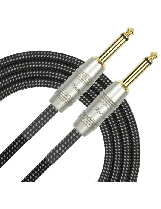  KIRLIN GUITAR CABLE 6M JACK JACK BLACK|MusicGoodDeal 