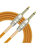  KIRLIN GUITAR CABLE 6M JACK JACK ORANGE|MusicGoodDeal 