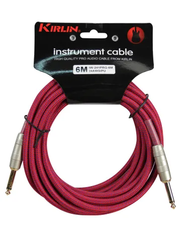  KIRLIN GUITAR CABLE 6M JACK JACK PURPLE|MusicGoodDeal 