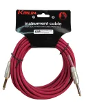  KIRLIN GUITAR CABLE 6M JACK JACK PURPLE|MusicGoodDeal 