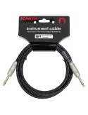  KIRLIN GUITAR CABLE 3M JACK JACK BLACK|MusicGoodDeal 