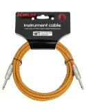  KIRLIN GUITAR CABLE 3M JACK JACK ORANGE|MusicGoodDeal 