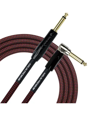  KIRLIN GUITAR CABLE 1M JACK JACK ELBOW|MusicGoodDeal 