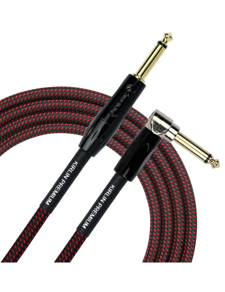 KIRLIN GUITAR CABLE 1M JACK JACK ELBOW|MusicGoodDeal 