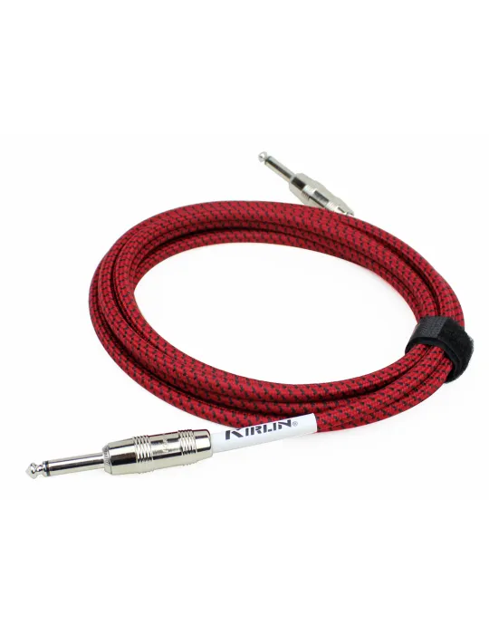  KIRLIN GUITAR CABLE 6M JACK JACK RED|MusicGoodDeal 