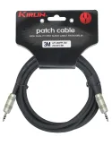  KIRLIN AP268-3BK CABLE PATCH 3M JACK 3.5-JACK 3.5|MusicGoodDeal 