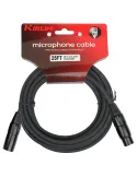  KIRLIN MICRO CABLE 6M XLR M - XLR F BLACK|MusicGoodDeal 