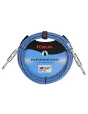  KIRLIN GUITAR CABLE 3M JACK JACK BLUE|MusicGoodDeal 