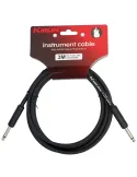  KIRLIN GUITAR CABLE 3M JACK JACK BLACK|MusicGoodDeal 