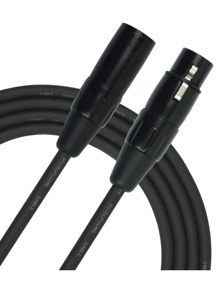  KIRLIN MICRO CABLE 1M XLR M - XLR F BLACK|MusicGoodDeal 