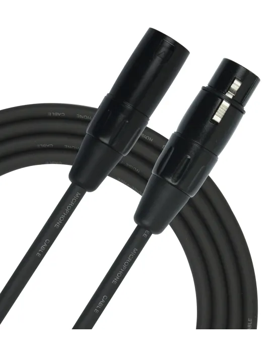  KIRLIN MICRO CABLE 1M XLR M - XLR F BLACK|MusicGoodDeal 