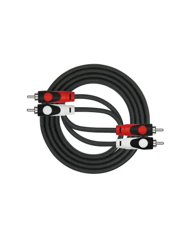  KIRLIN CABLE PATCH 2XRCA-2XRCA 1M BLACK|MusicGoodDeal  2
