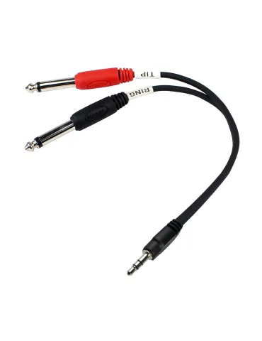  KIRLIN CABLE PATCH Y 2XJACK-JACK 3.5 NR|MusicGoodDeal 
