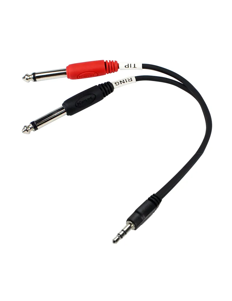  KIRLIN CABLE PATCH Y 2XJACK-JACK 3.5 NR|MusicGoodDeal 