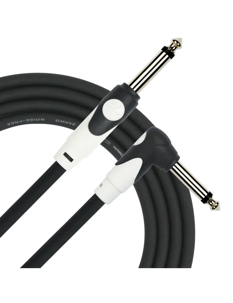  KIRLIN GUITAR CABLE 3M JACK JACK ELBOW|MusicGoodDeal 