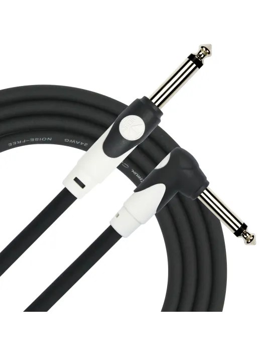  KIRLIN GUITAR CABLE 3M JACK JACK ELBOW|MusicGoodDeal 