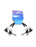  KIRLIN PACK 2 PATCH CABLES 0.30M SCHWARZ|MusicGoodDeal 