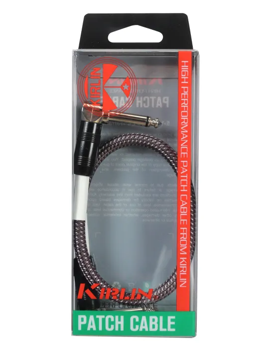  KIRLIN CABLE PATCH 0.30M JACK-JACK GREY|MusicGoodDeal 