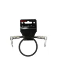  KIRLIN CABLE PATCH 0.30M JACK-JACK BLACK|MusicGoodDeal 