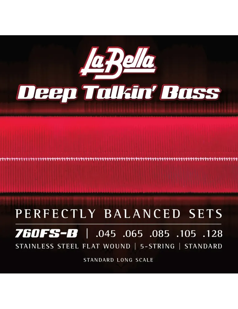  LA BELLA 760FS-B BASS SET DEEP TALKIN FL 45-128|MusicGoodDeal 