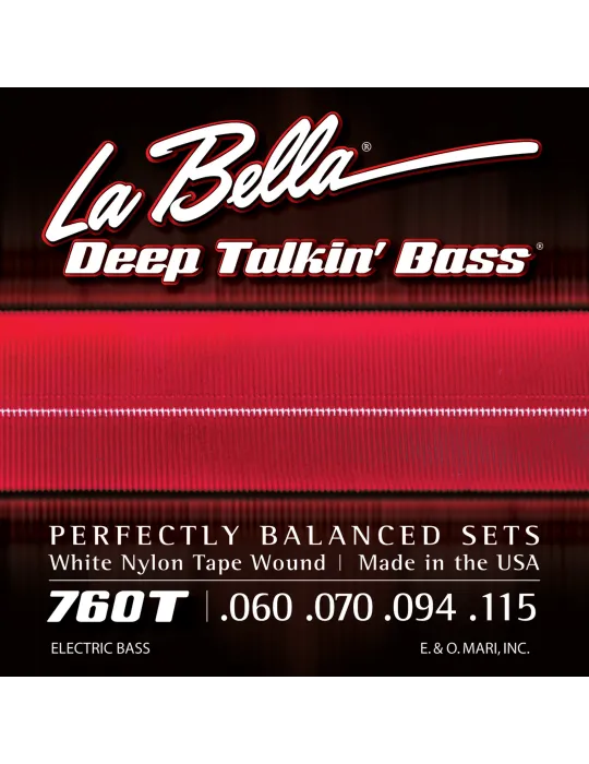  LA BELLA 760T BASS SET DEEP TALKIN BK 60-115|MusicGoodDeal 