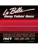  LA BELLA 760T BASS SET DEEP TALKIN BK 60-115|MusicGoodDeal 