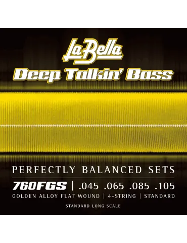  LA BELLA 760FGS DEEP TALKIN FL GOLD BASS SET|MusicGoodDeal 