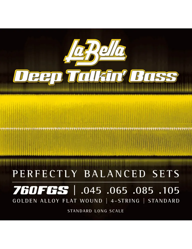  LA BELLA 760FGS DEEP TALKIN FL GOLD BASS SET|MusicGoodDeal 