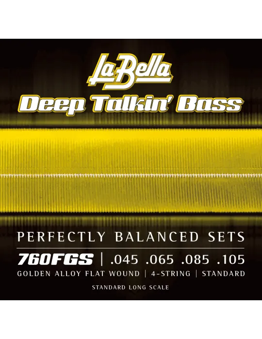  LA BELLA 760FGS DEEP TALKIN FL GOLD BASS SET|MusicGoodDeal 
