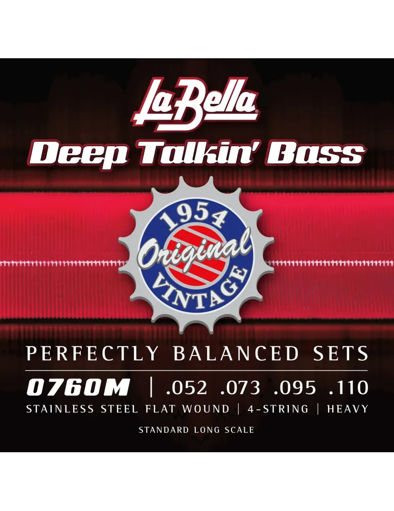  LA BELLA 0760M BASS SET DEEP TALKIN FL 1954|MusicGoodDeal 
