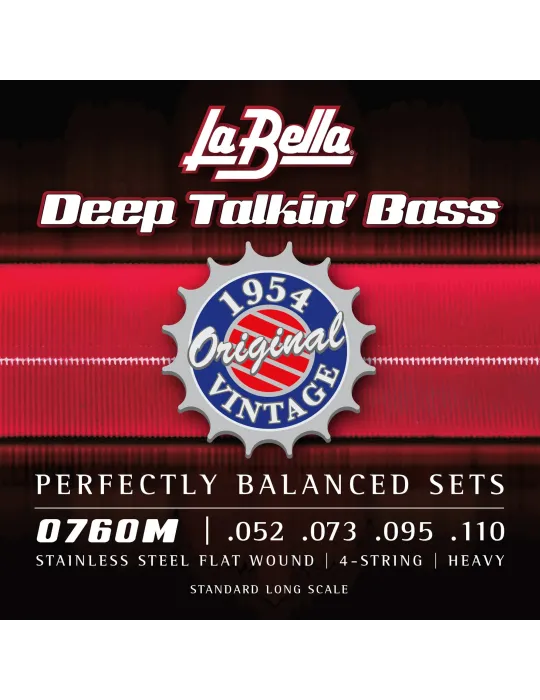  LA BELLA 0760M BASS SET DEEP TALKIN FL 1954|MusicGoodDeal 