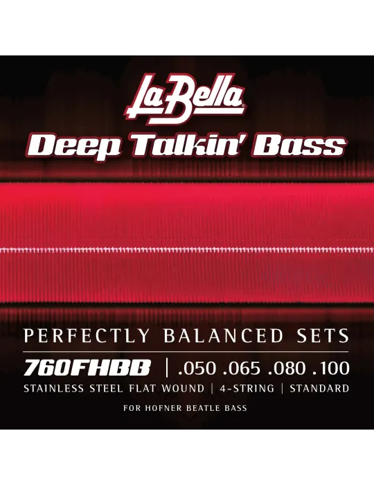  LA BELLA 760FHBB BEATLE BASS 50-100 BASS SET|MusicGoodDeal 