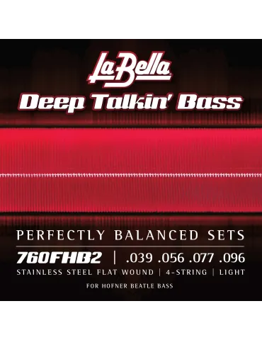  LA BELLA 760FHB2 BEATLE BASS 39-96 BASS SET|MusicGoodDeal 