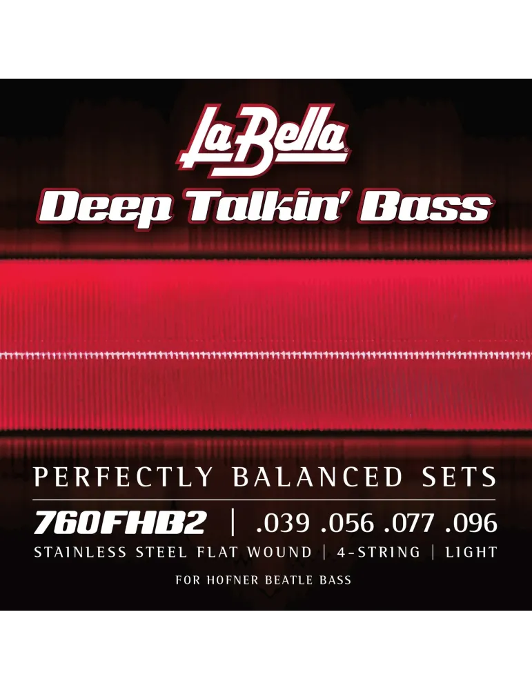  LA BELLA 760FHB2 BEATLE BASS 39-96 BASS SET|MusicGoodDeal 