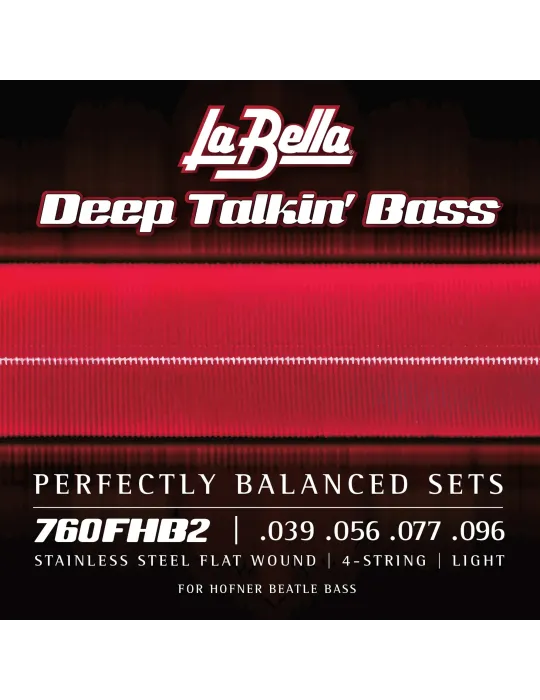  LA BELLA 760FHB2 BEATLE BASS 39-96 BASS SET|MusicGoodDeal 